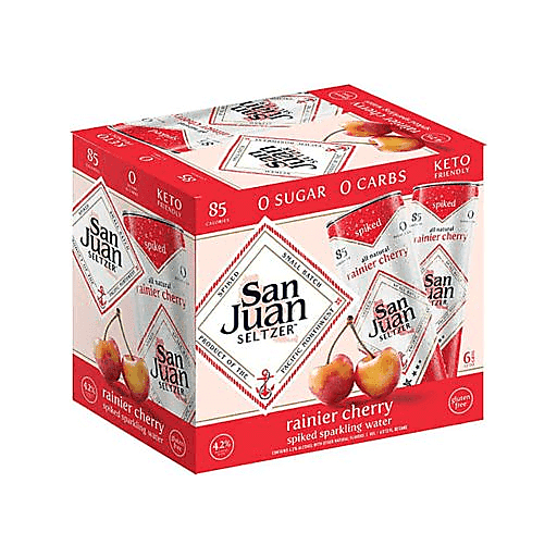San Juan Hard Seltzer Rainier Cherry 6pk 12oz Can