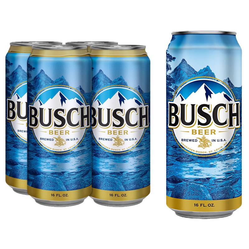 Busch 4pk 16oz Can 4.6% ABV