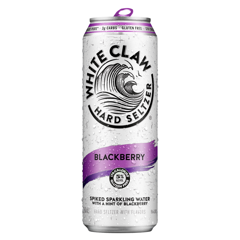 White Claw Blackberry Single 19.2oz Can 5% ABV