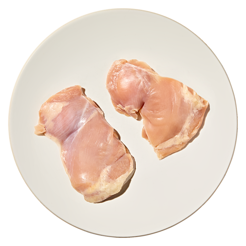 Fresh Boneless Skinless Chicken Thighs, Antibiotic Free, Two 5oz Each