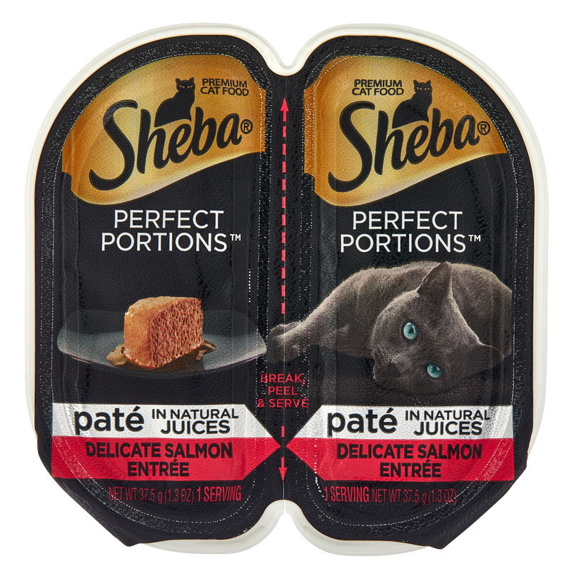 Sheba Perfect Portions Trays in Delicate Salmon Entree Wet Cat Food 2.6oz