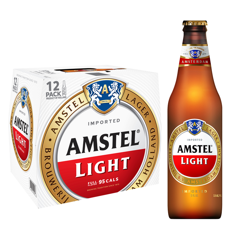 Amstel Light 12pk 12oz Btl 3.5% ABV