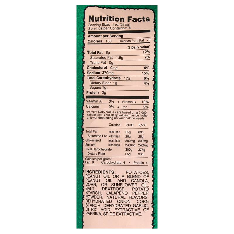 Dirty Chips Jalapeno 5oz Snacks fast delivery by App or Online