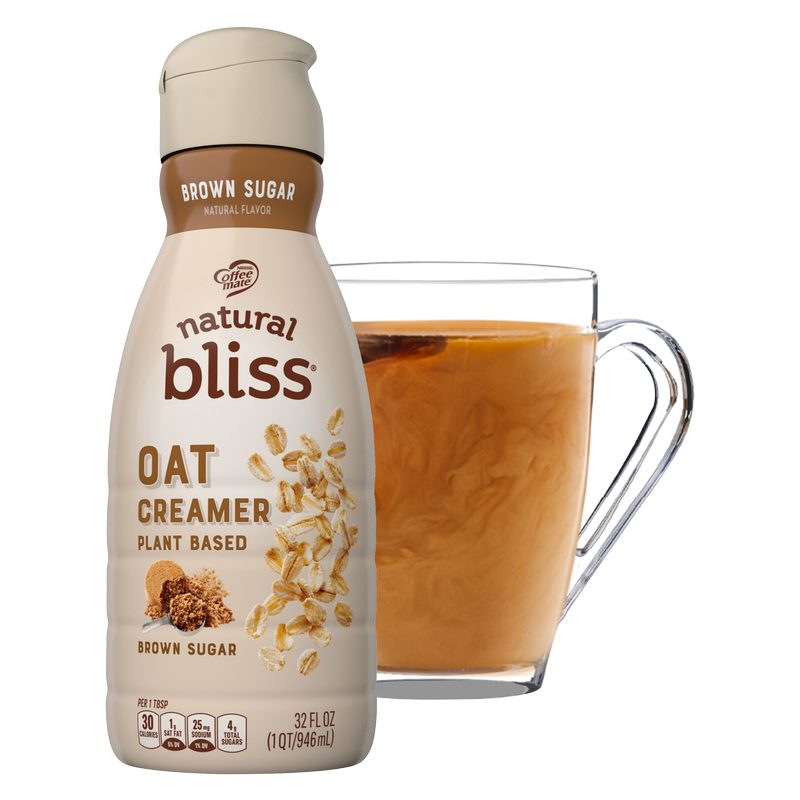 Coffee mate Natural Bliss Brown Sugar Oat Milk Creamer 32oz