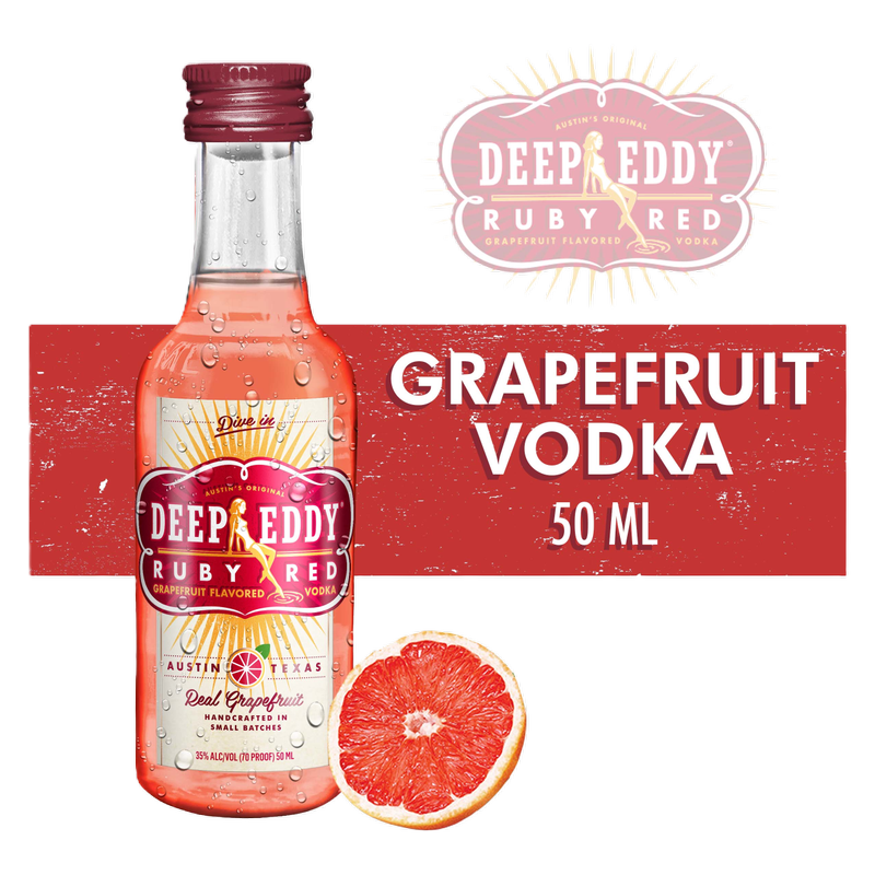 Deep Eddy Ruby Red Vodka 50ml Alcohol fast delivery by App or Online