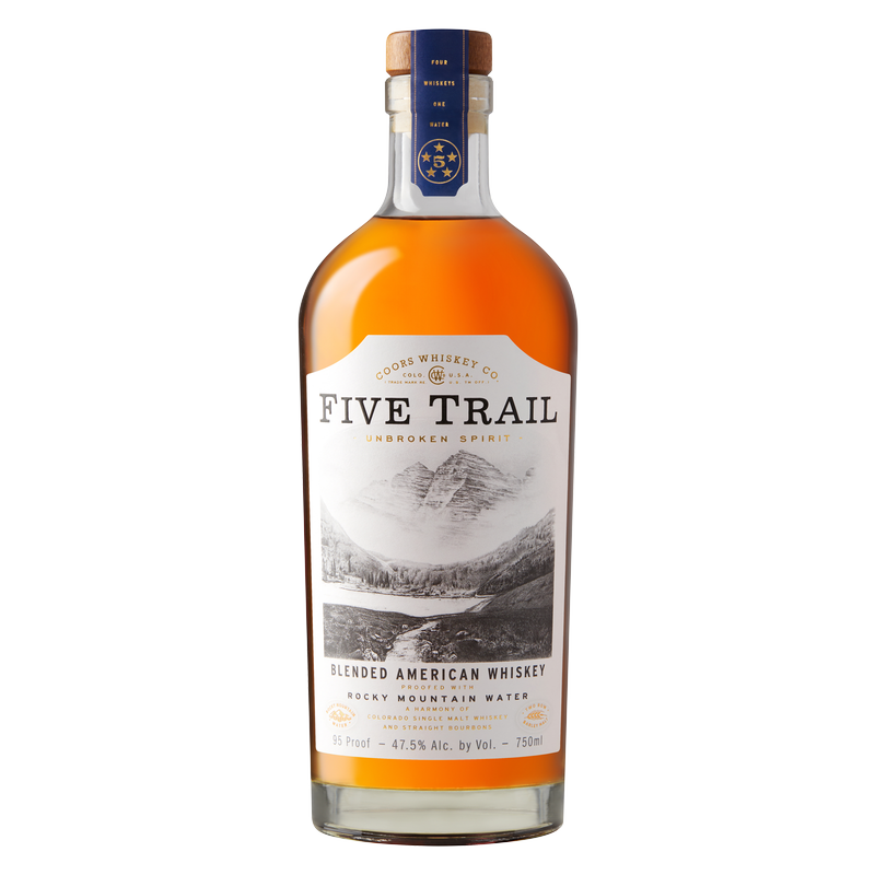 Five Trail Blended American Whiskey 750ml (95 Proof)