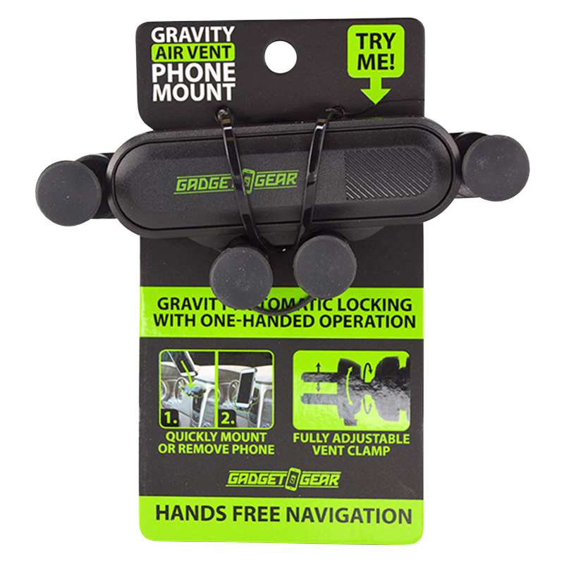 Gadget Gear Gravity Air Vent Phone Mount