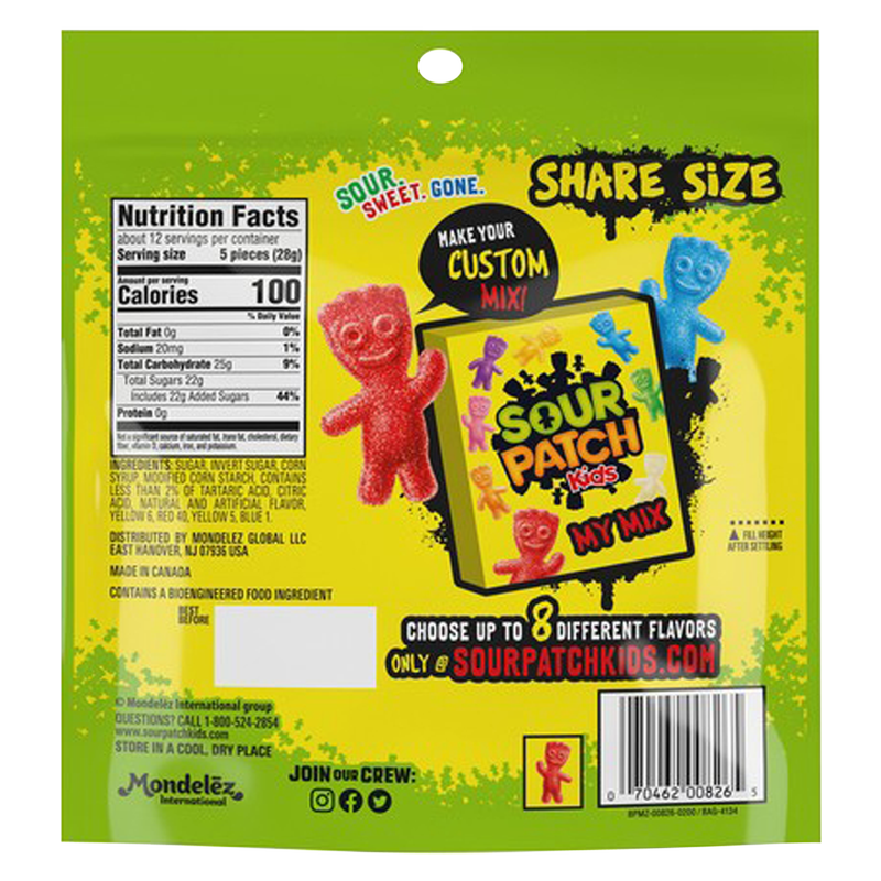 Sour Patch Kids Big Kids Soft & Chewy Candy 12oz