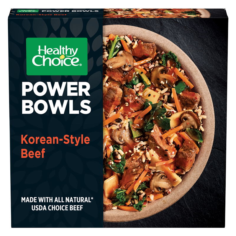 Healthy Choice Frozen Power Bowls Korean-Inspired Beef Meal 9.5oz