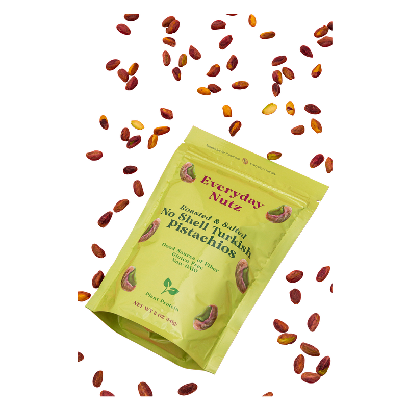 Everyday Nutz Roasted & Salted Pistachios without Shell 5oz Snacks