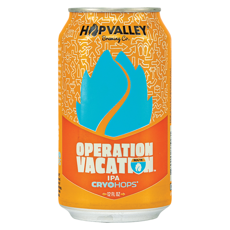 Hop Valley Operation Vacation Hazy IPA Single 12oz Can 6.0% ABV
