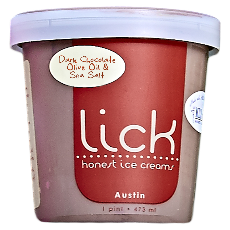 Lick Honest Ice Creams Dark Chocolate, Olive Oil & Sea Salt Pint