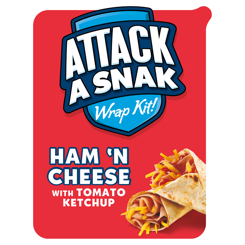 Attack A Snak Ham And Cheese Wrap Kit, 86g