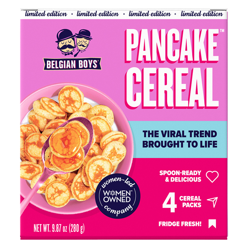 Belgian Boys Mini Pancake Cereal Snacks 4ct