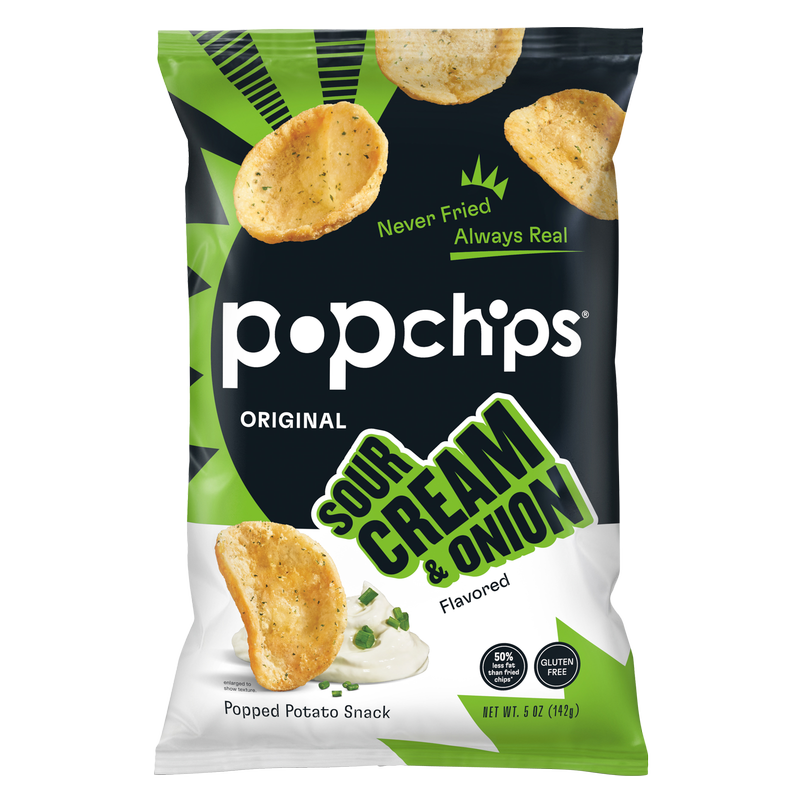 Popchips Sour Cream & Onion Potato Chips 5oz