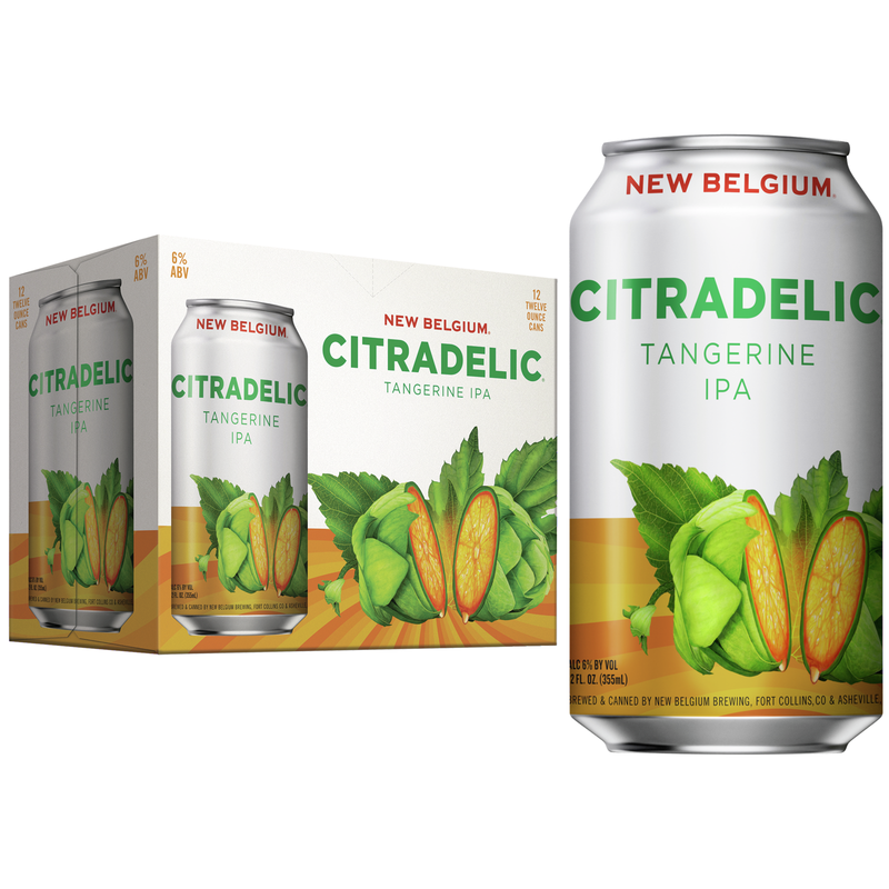 New Belgium Citradelic Tangerine 12pk 12oz Can 6.0% ABV