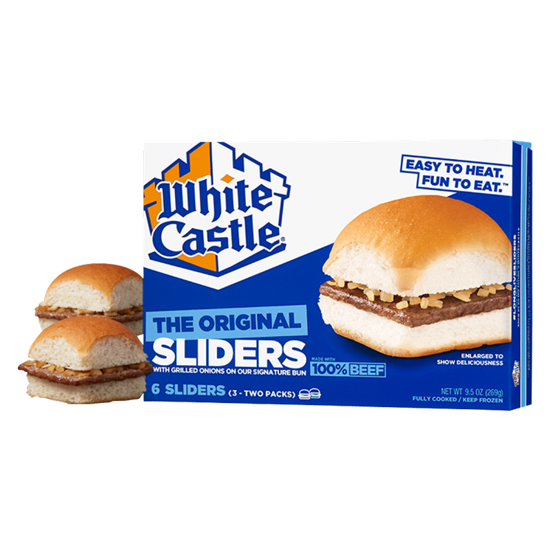 White Castle Original Hamburger Sliders 6ct 11oz