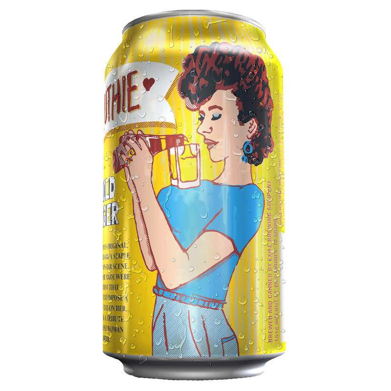 Exile Ruthie Gold Lager 6pk 12oz Can 5.2% ABV