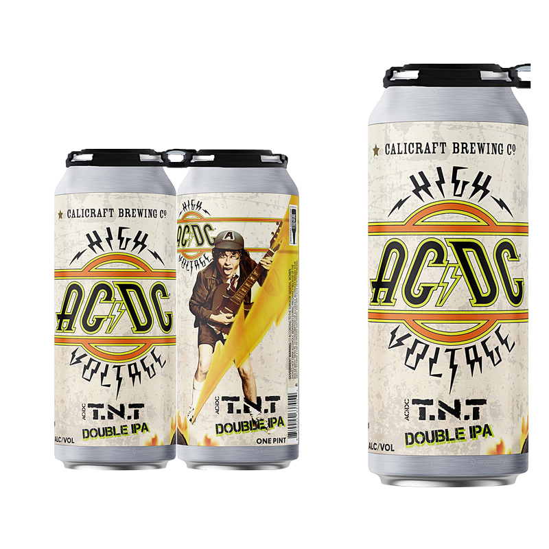 Calicraft Brewing Co. AC/DC TNT Double IPA 4pk 16oz Cans