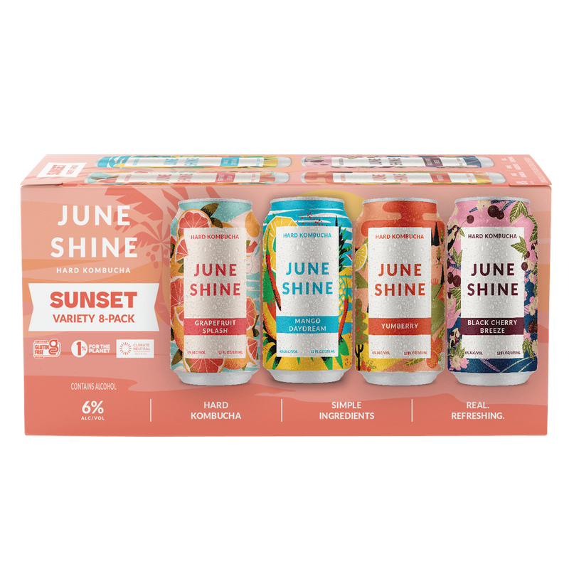 JuneShine Sunset Variety Pack 8pk 12oz Can 6% ABV