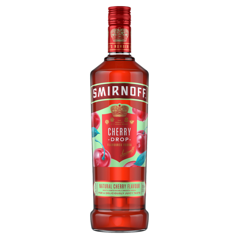 Smirnoff Cherry Drop Vodka, 70cl