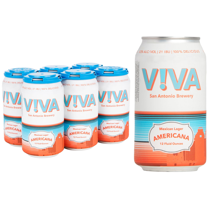 Viva Americana Mexican Lager 6pk 12oz Can 5.5% ABV
