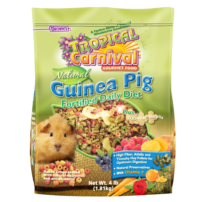 Brown's Tropical Carnival Natural Guinea Pig Food 4lb