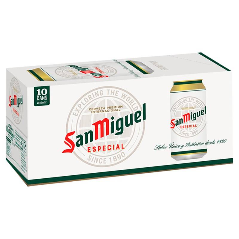 San Miguel Premium Lager, 10 x 440ml