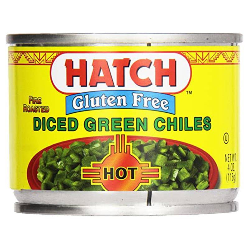 Hatch Chili Hot Green Diced Chiles 4oz