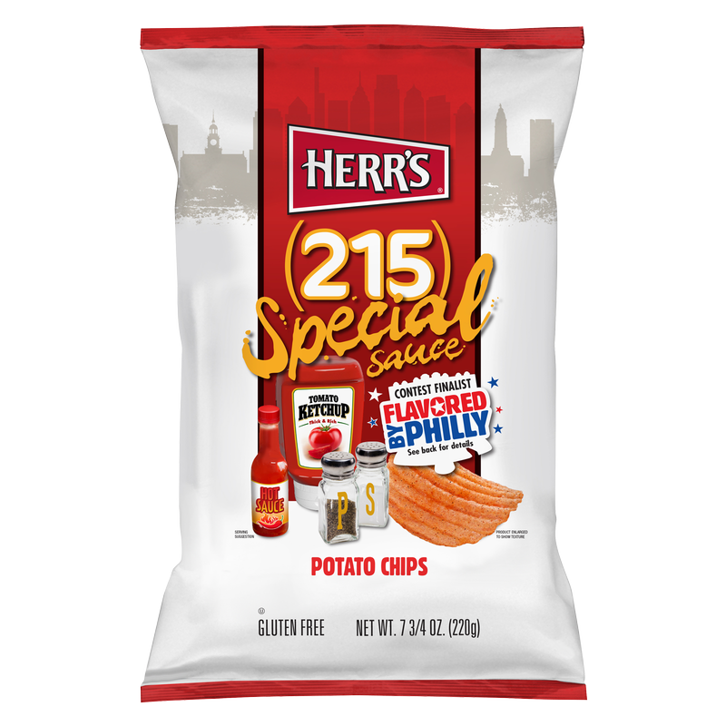 Herr's Flavored by Philly 215 Special Potato Chips 7.75oz