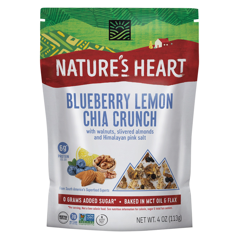 Nature's Heart Blueberry Lemon Chia Crunch Trail Mix 4oz