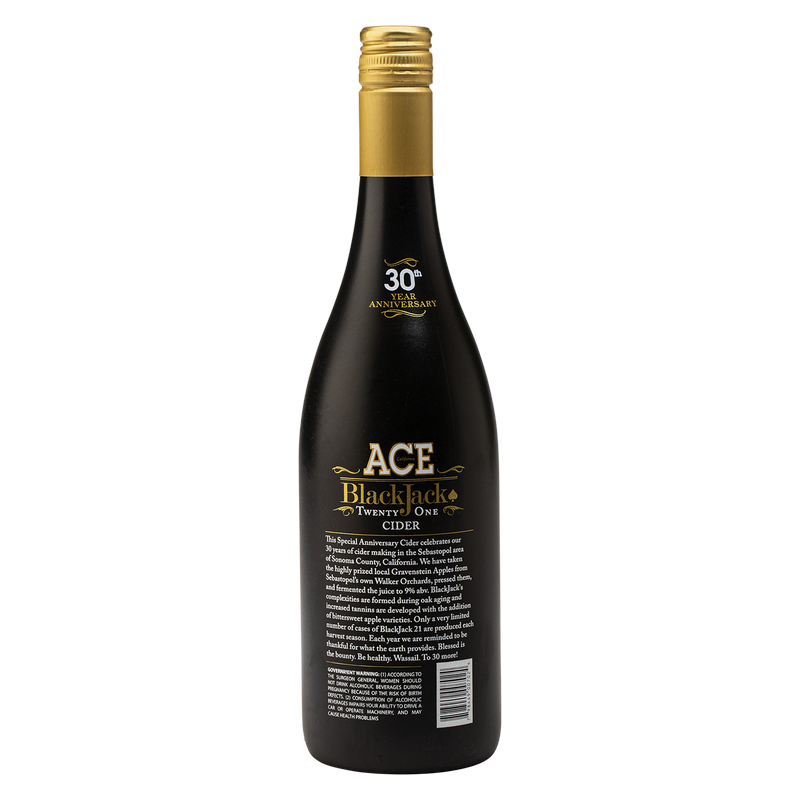 Ace Blackjack 21 Cider 750ml Alcohol fast delivery by App or Online