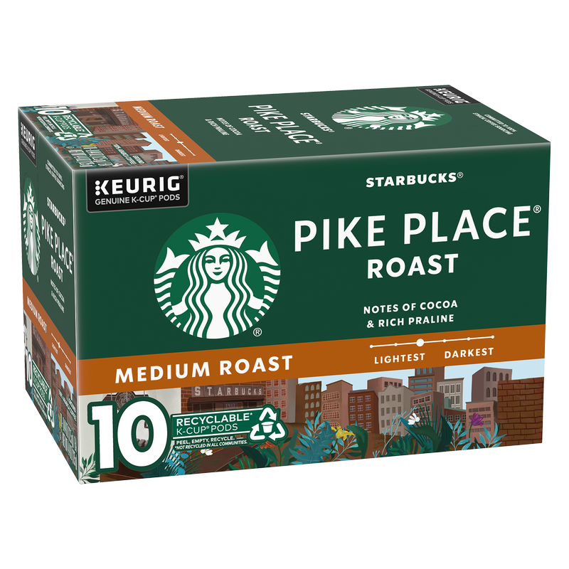 Starbucks K-Cup Pike Place Roast Coffee 4.4oz 10ct