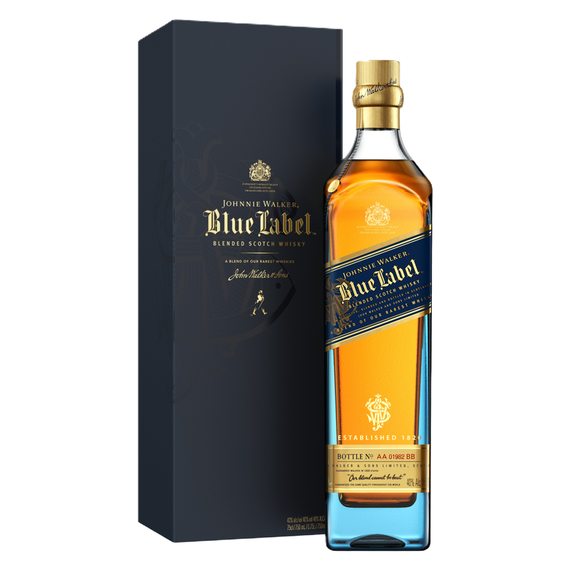 Johnnie Walker Blue Label Blended Scotch Whisky, 750ml (80 Proof