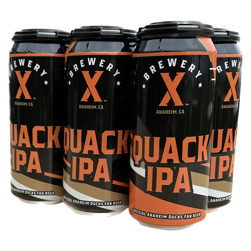 Brewery X Quack IPA 6pk 16oz Cans Alcohol fast delivery by App or Online