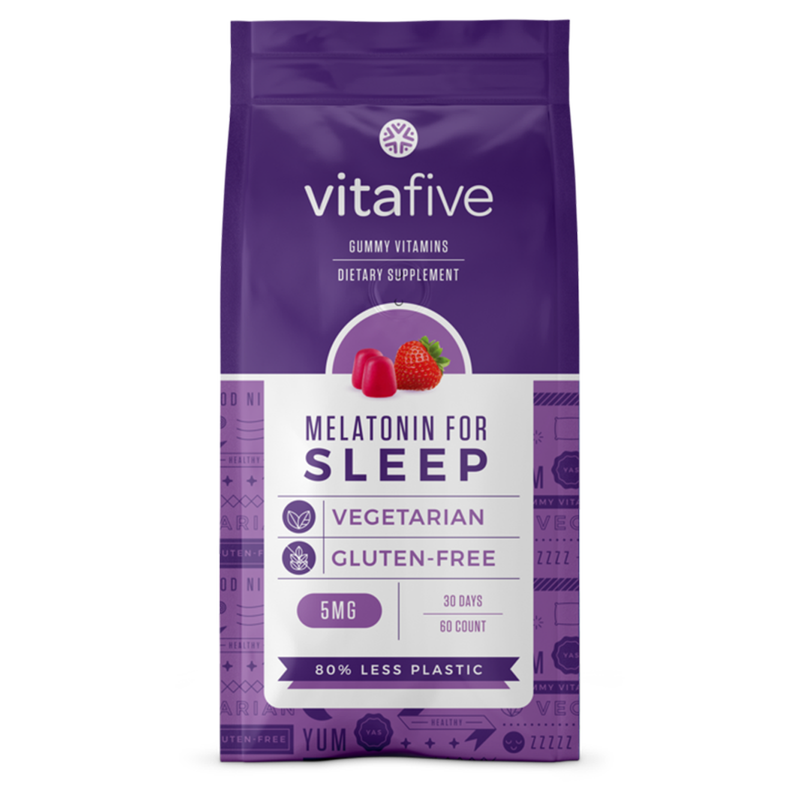 Vitafive Melatonin for Sleep Pouches 60ct