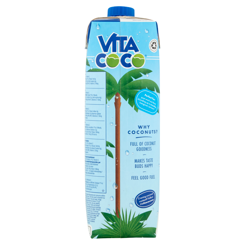 Vita Coco Pure Coconut Water, 1L Drinks fast delivery by App or Online