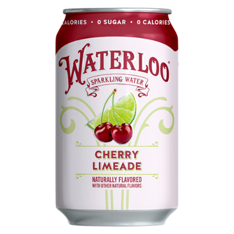 Waterloo Sparkling Water Cherry Limeade Single 12oz Can