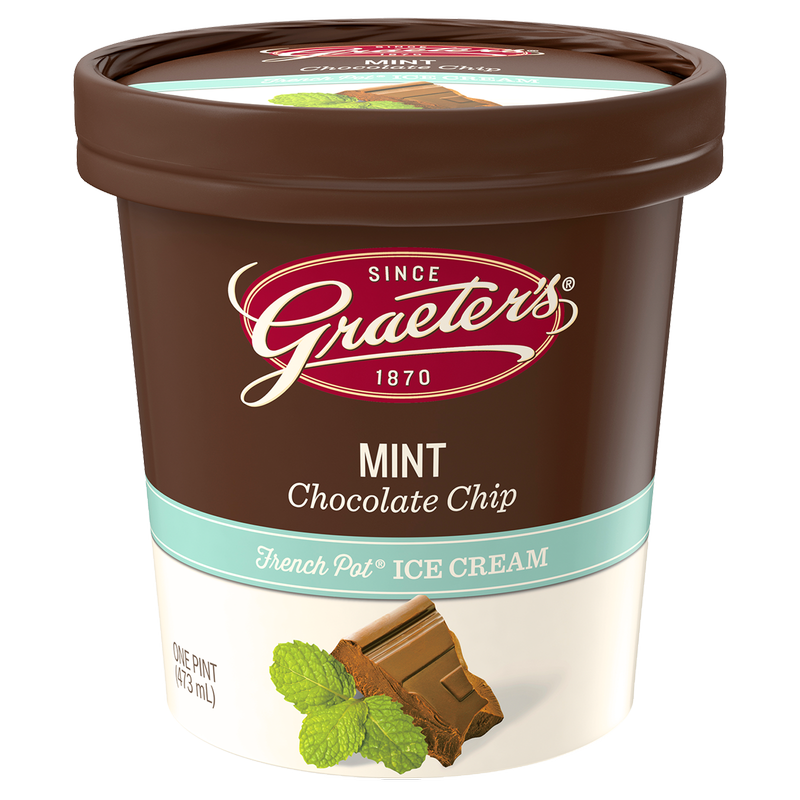 Graeter's Mint Chocolate Chip Ice Cream Pint