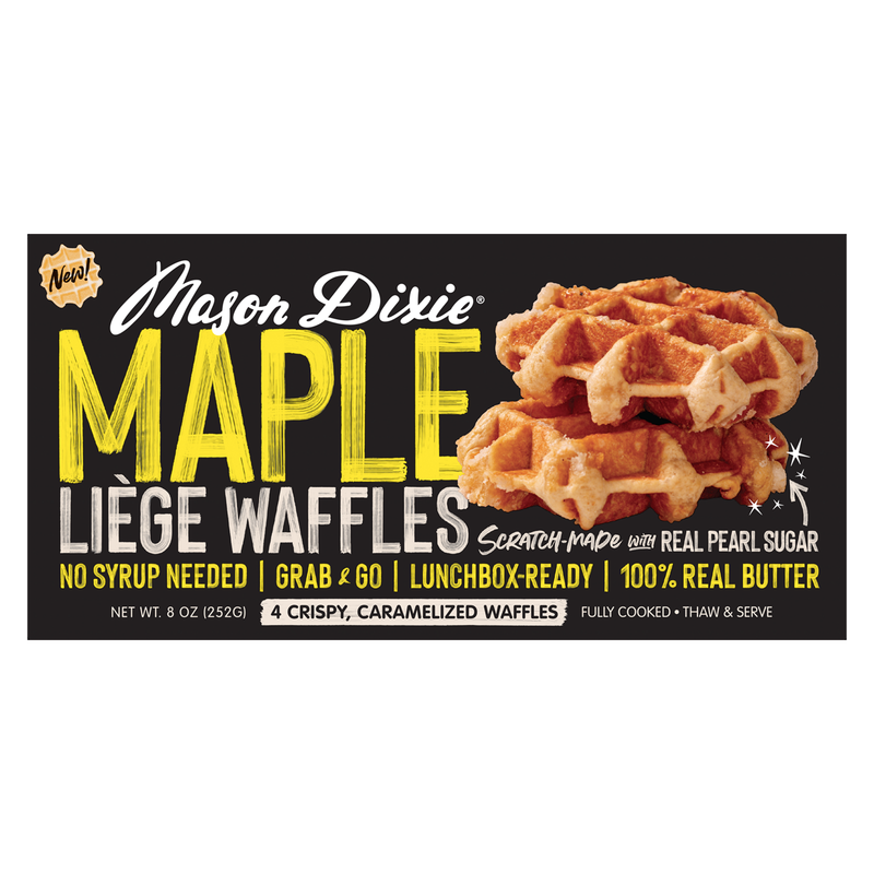 Mason Dixie Foods Maple Liege Waffle 4ct 8oz