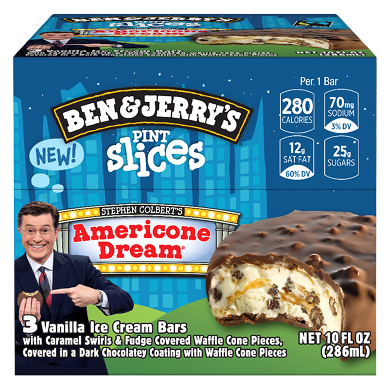 Ben & Jerry's The Americone Dream Pint Slices 3ct 9oz