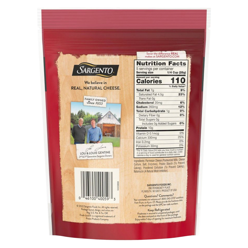 Sargento Natural Parmesan Shredded Cheese 5oz Eggs & Dairy fast