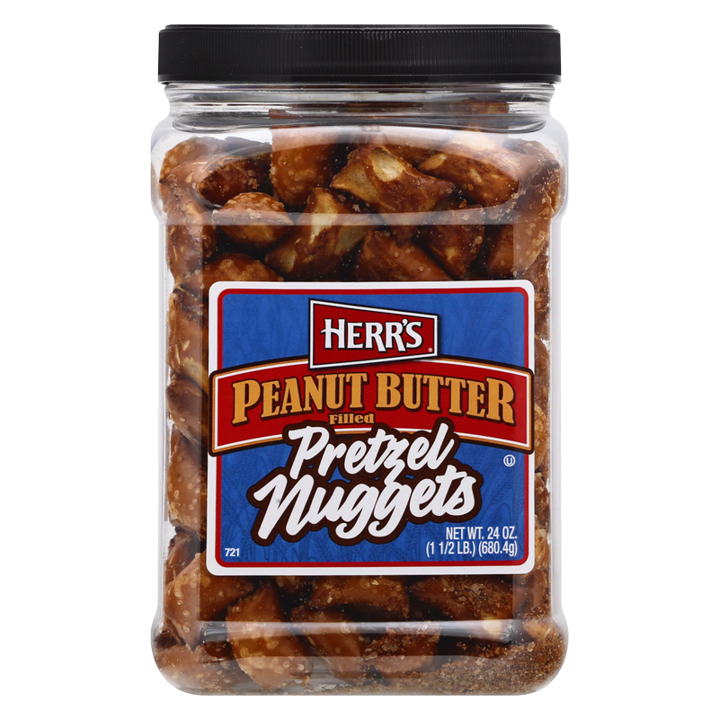 Herr's Peanut Butter Filled Pretzel Nuggets 24oz