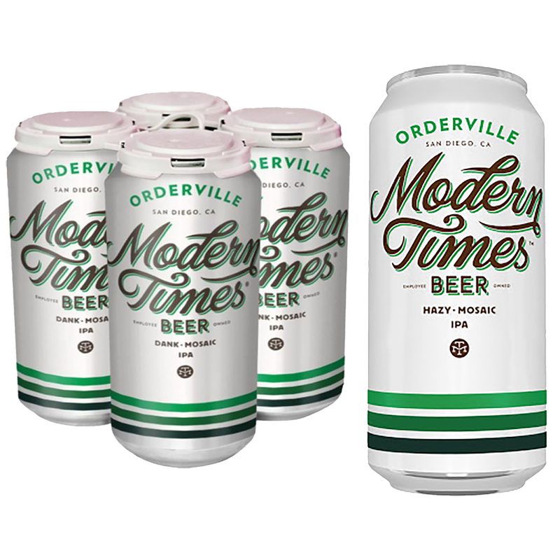 Modern Times Brewing Orderville IPA 4pk 16oz Can 7.2%