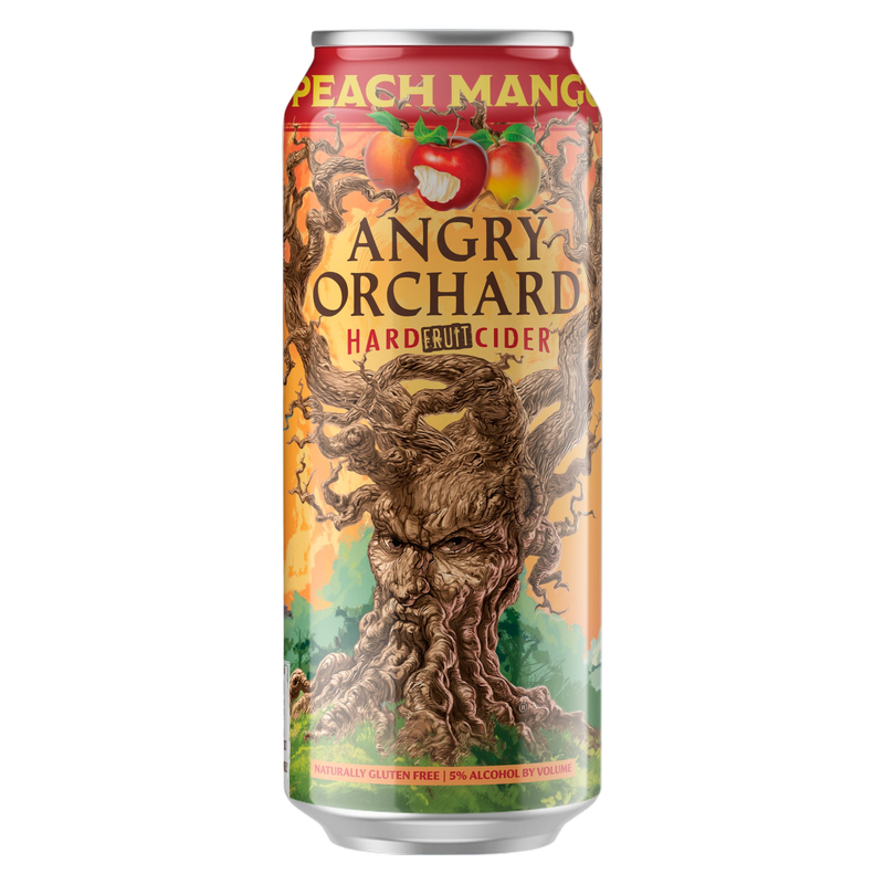 Angry Orchard Peach Mango Hard Cider Single 16oz Can