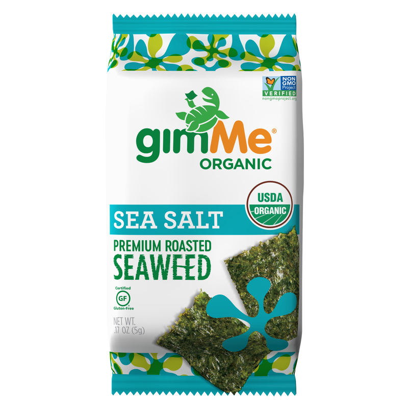GimMe Organic Sea Salt Seaweed Chips 0.17oz