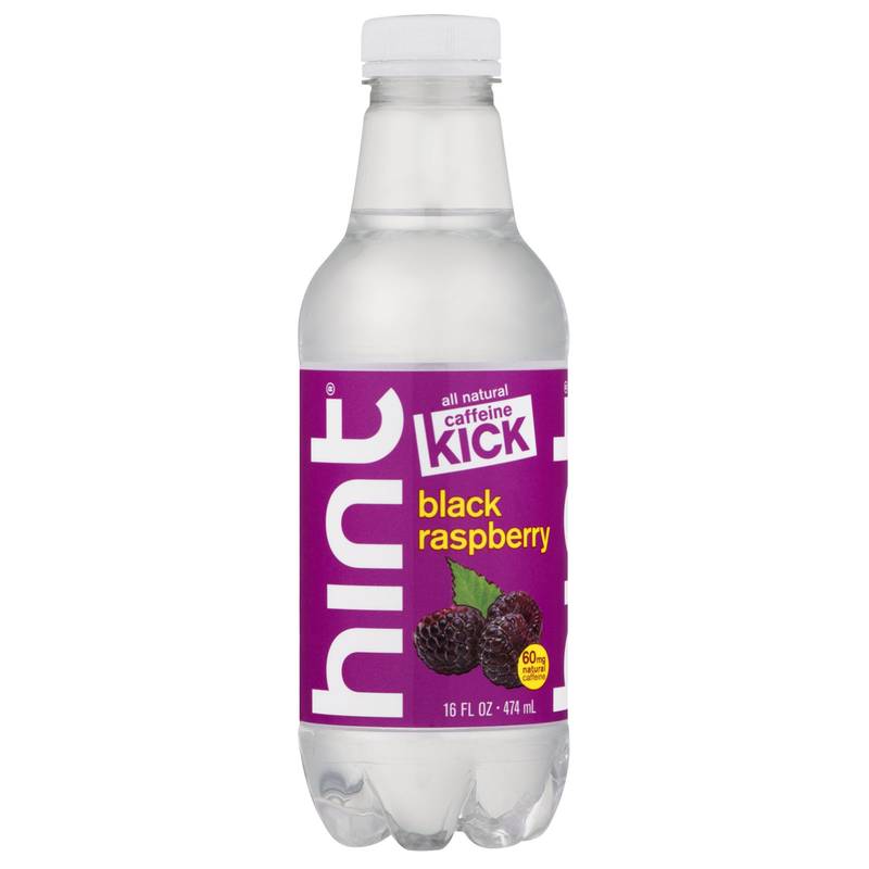 Hint Kick Black Raspberry Caffeinated Water 16oz