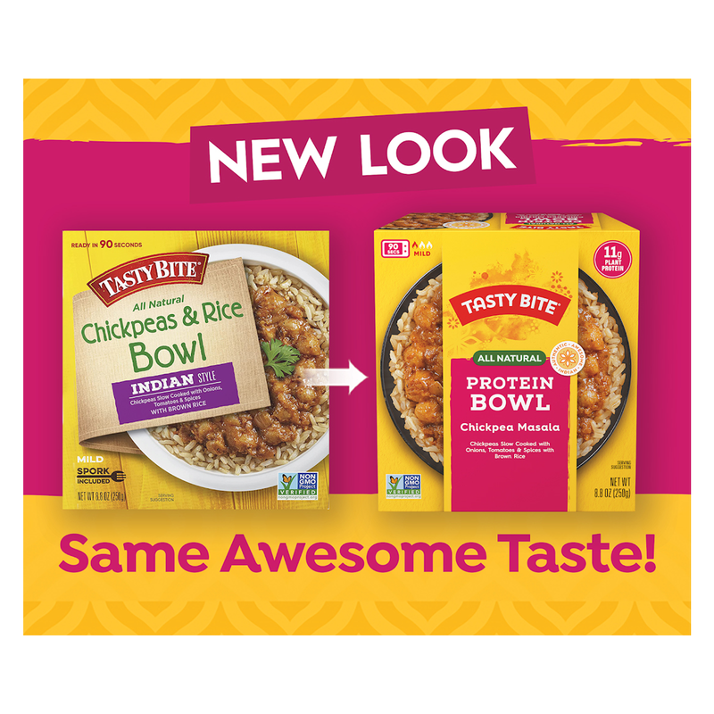 Tasty Bite Chickpea Masala Protein Bowl 8.8oz Grocery fast delivery