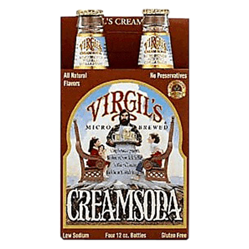 Virgil's Cream Soda 4pk 12oz Btl