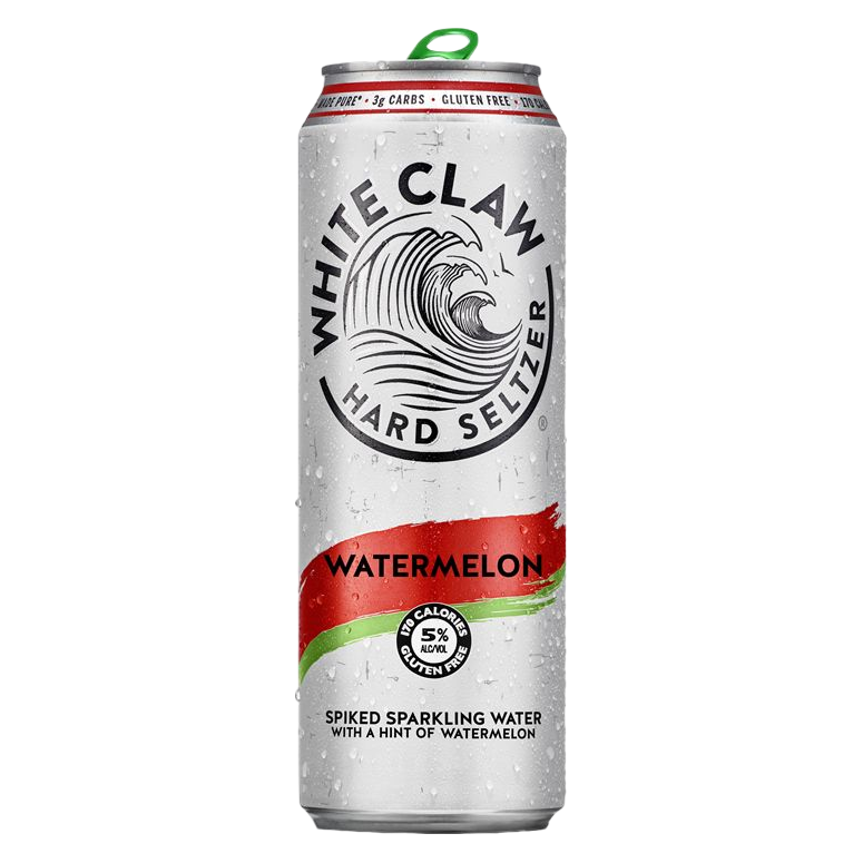 White Claw Hard Seltzer Watermelon Single 24oz Can